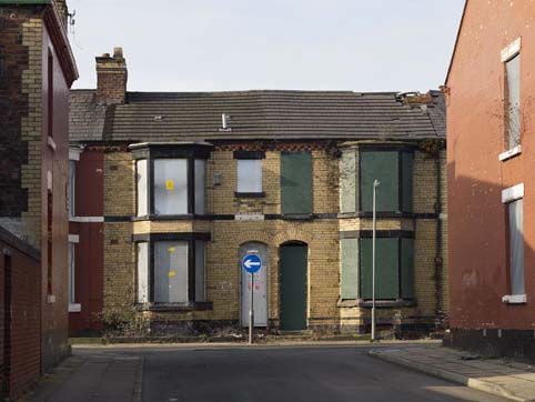 Ghost streets in Picton, Liverpool, emptied using Pathfinder funds (April 2012)